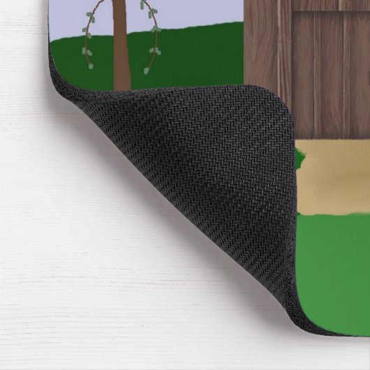 Primitief Barn Mousepad Muismat (Hoek)