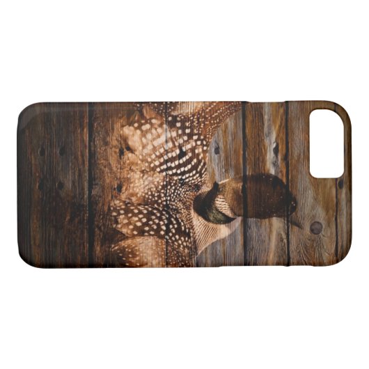 Primitief Barn wood Western Land watervogel Case-Mate iPhone Case (Achterkant (Horizontaal))