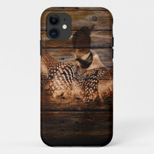 Primitief Barn wood Western Land watervogel iPhone 11 Hoesje