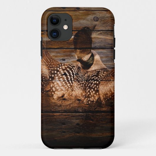 Primitief Barn wood Western Land watervogel Case-Mate iPhone Case (Achterkant)