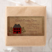 Primitief bedrijfslabel etiket (Insitu)