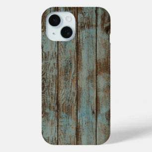 primitief boerderijhout western iPhone 15 case
