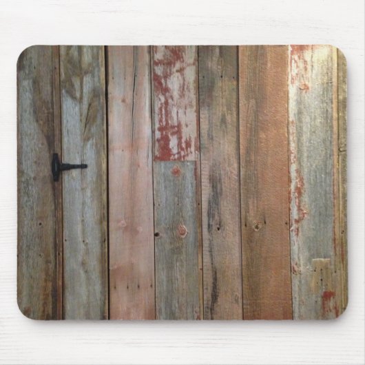 primitief boerderijhout western muismat (Voorkant)