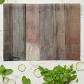 primitief boerderijhout western theedoek (Gevouwen)