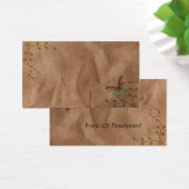 Primitief Butterfly Hang Label Visitekaartje (Bureau)