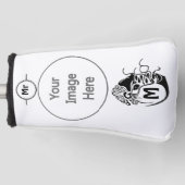 Primitief Chambered Nautilus Monogram Golfheadcover (Voorkant)