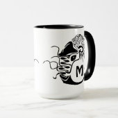 Primitief Chambered Nautilus Monogram Mok (Voorkant rechts)