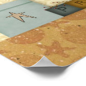 Primitief Collectie afdrukken Poster (Hoek)