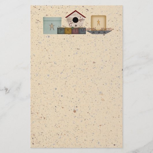 Primitief Collectie Briefpapier (Voorkant)