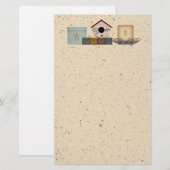 Primitief Collectie Briefpapier (Voorkant / Achterkant)