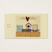 Primitief Collectie Hang Label Visitekaartje (Voorkant)