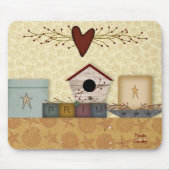 primitief Collectie mousepad Muismat (Voorkant)