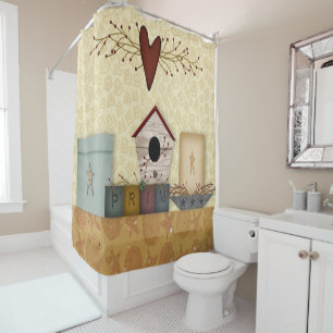 Primitief Collectie Shower Curtain Douchegordijn