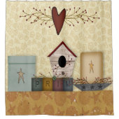 Primitief Collectie Shower Curtain Douchegordijn (Voorkant)
