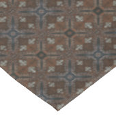 Primitief cowboy western land met gelooid leder tafelkleed (Gekanteld)