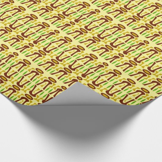 Primitief en Primitief gepatterd Cadeaupapier (Hoek)