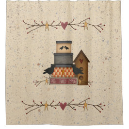 Primitief Faith Family Friends Shower Curtain Douchegordijn