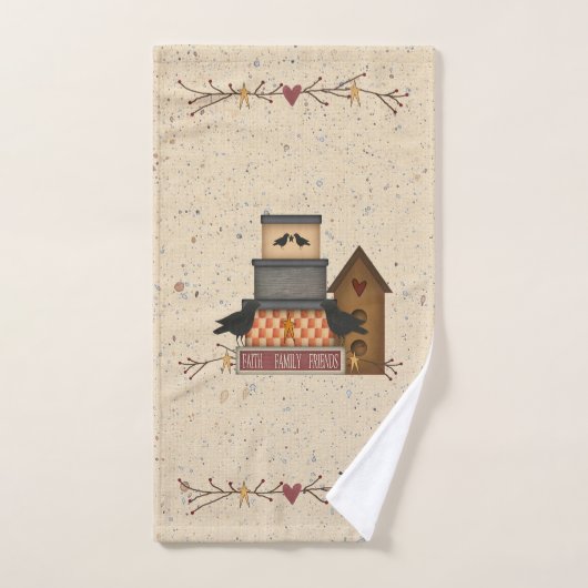 Primitief Geloof Familie Vrienden Handdoek Set (Handdoek)