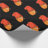Primitief gemaakt Hippo-overlooppapier Cadeaupapier (Hoek)