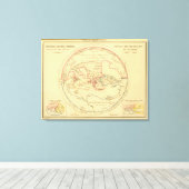 Primitief geografische gebied van de Grecs Canvas Afdruk (Insitu (Houten vloer))