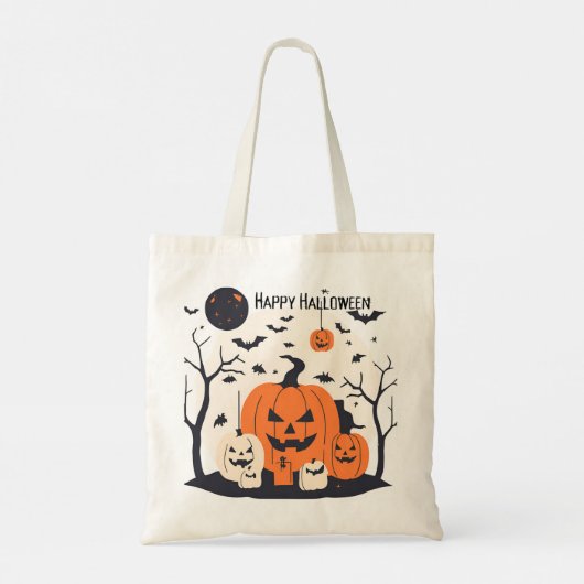 Primitief Halloween Tas (Achterkant)