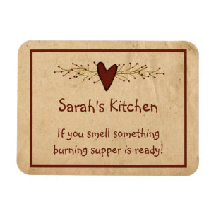 Primitief Heart Kitchen Magnet Magneet