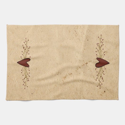 Primitief Heart Kitchen Towel Theedoek (Horizontaal)