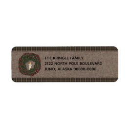 Primitief Homespun Pset Persoonlijk Etiket