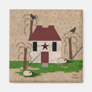 Primitief House Magnet