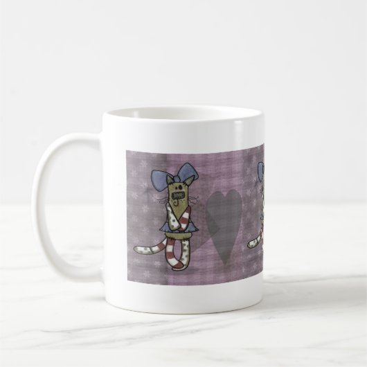 Primitief Kat Koffiemok (Links)