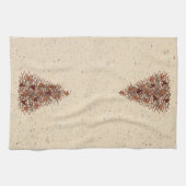 Primitief kerstkeukenhanddoek theedoek (Horizontaal)