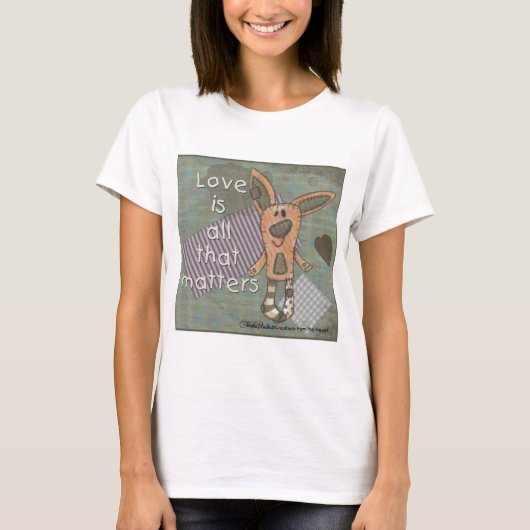 primitief konijn t-shirt (Voorkant)
