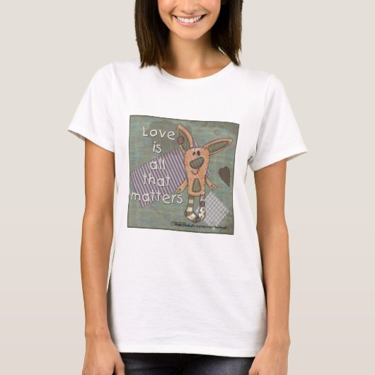 primitief konijn t-shirt (Voorkant)