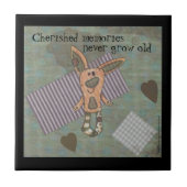 primitief konijn tegeltje (Voorkant)