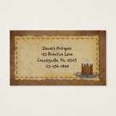 Primitief Label Kandelen hangen Visitekaartjes (Achterkant)