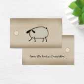 Primitief Label voor schapenhouderij Visitekaartje (Bureau)