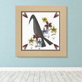 Primitief land canvas afdruk (Insitu (Houten vloer))