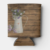 primitief land : lavender rustige schuur - hout blikjeskoeler (Voorkant)