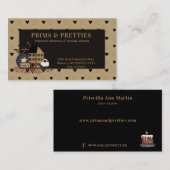 Primitief land Saltbox House Sheep Groupe Visitekaartje (Voorkant / Achterkant)