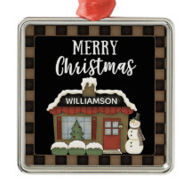 PRIMITIEF LAND VROLIJK KERSTHUISJE NAAM