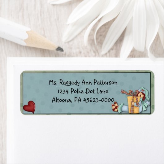 Primitief landlabel etiket (Insitu)