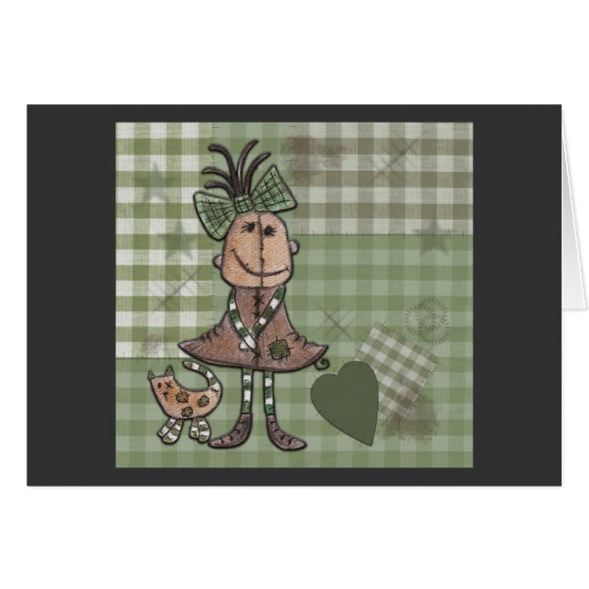 Primitief Meisje en Katten (Voorkant Horizontaal)