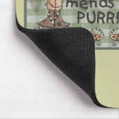 Primitief Meisje en Katten Muismat (Hoek)