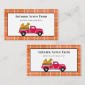 Primitief najaar Herfst Boerderij Label ophangen (Voorkant / Achterkant)