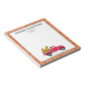 Primitief najaar Herfst Boerderij Notitieblok (Schuin)