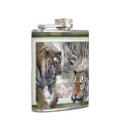 Primitief Oerwoud afdrukken Heupfles (Rechts)