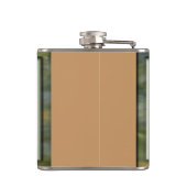 Primitief Oerwoud afdrukken Heupfles (Achterkant)