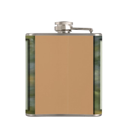 Primitief Oerwoud afdrukken Heupfles (Achterkant)