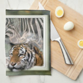 Primitief Oerwoud afdrukken Theedoek (Quarter Fold)