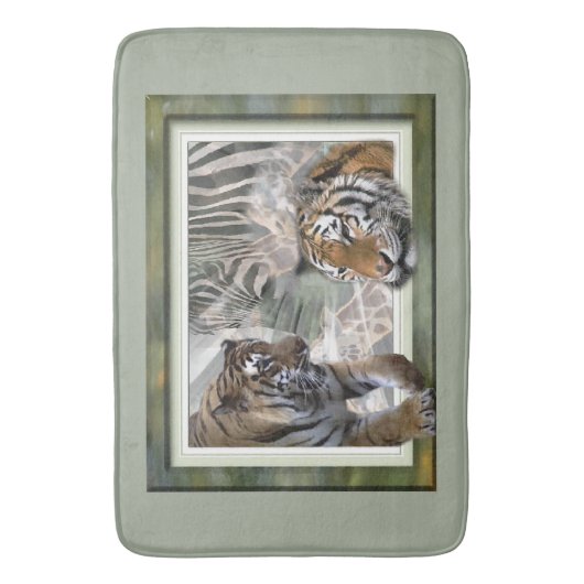 Primitief Oerwoud Badmat (Voorkant Verticaal)